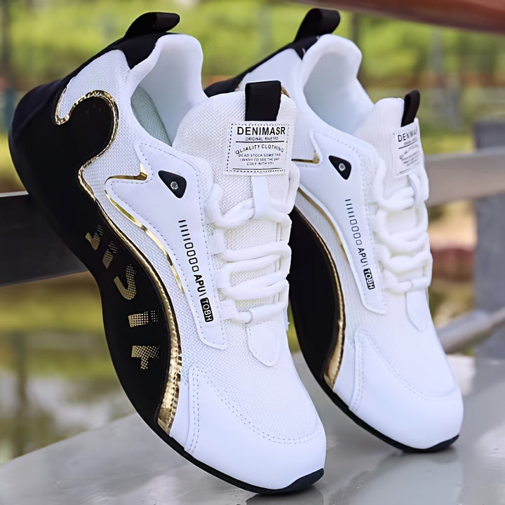 Hvite chunky sneakers for herre