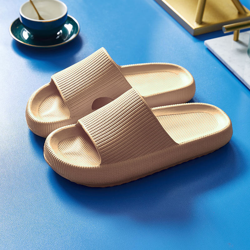 Myke skyslippers i rosa