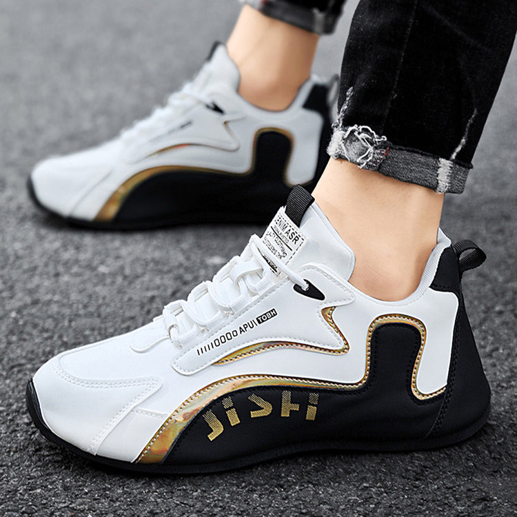 Hvite chunky sneakers for herre