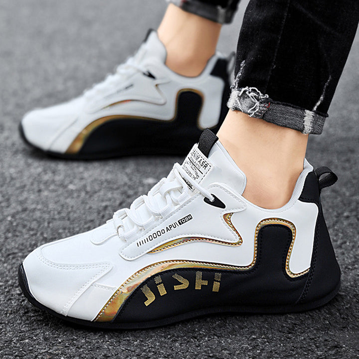 Hvite chunky sneakers for herre