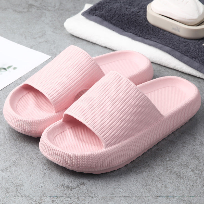 Myke skyslippers i rosa