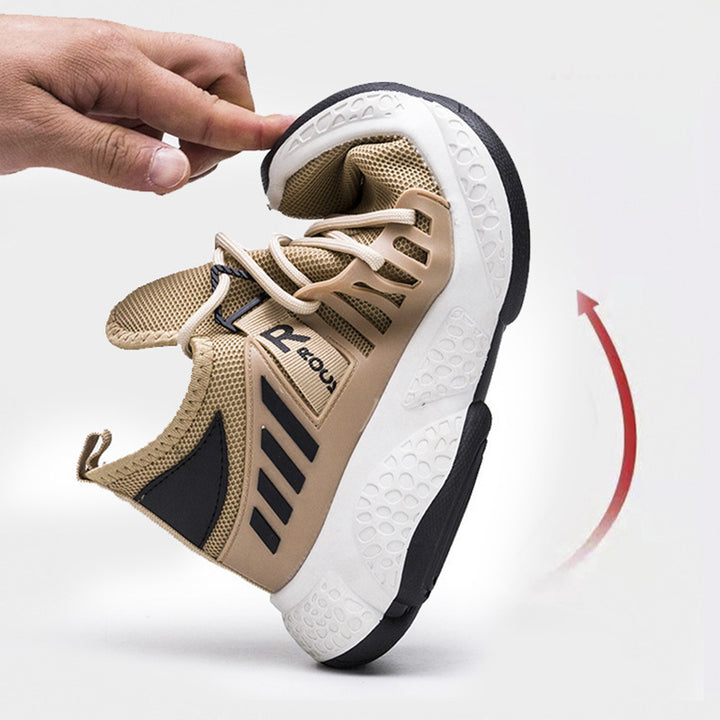 Lette joggesko i strikket mesh for herre