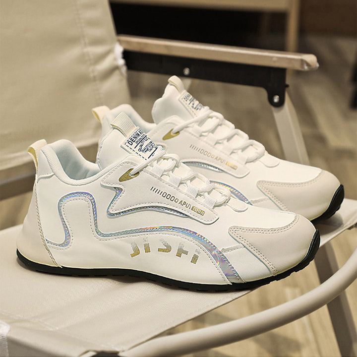 Hvite chunky sneakers for herre