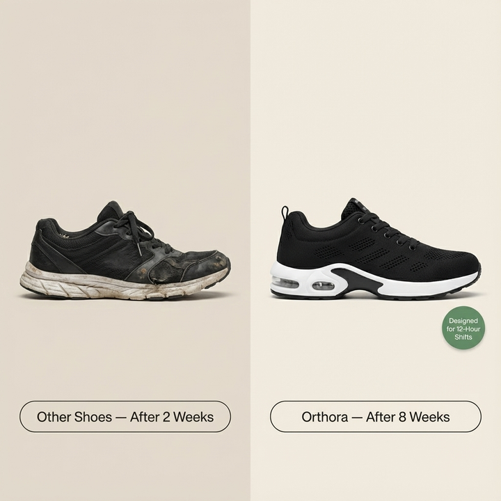 Orthora Pro – 12-timers komfort sko for hæl- og plantar fasciitt lindring (Unisex) (Kjøp én, få én gratis)