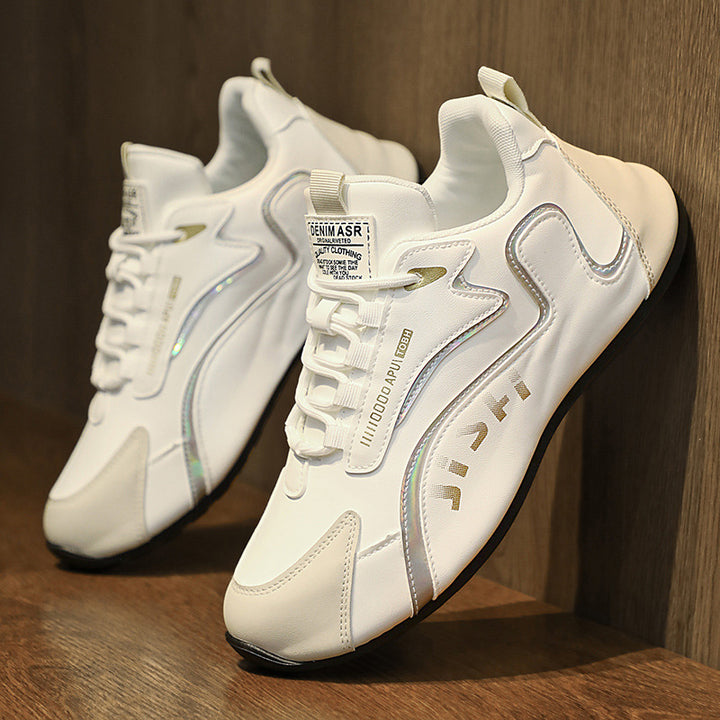 Hvite chunky sneakers for herre