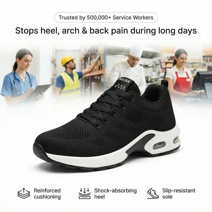 Orthora Pro – 12-timers skift sko for lindring av hæl- og plantarfasciitt (Unisex)