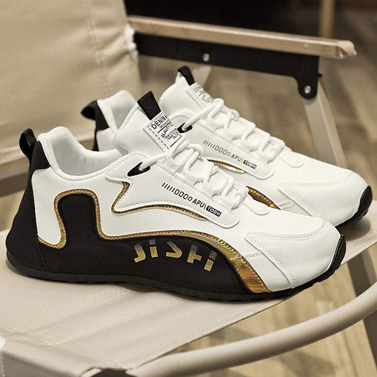 Hvite chunky sneakers for herre