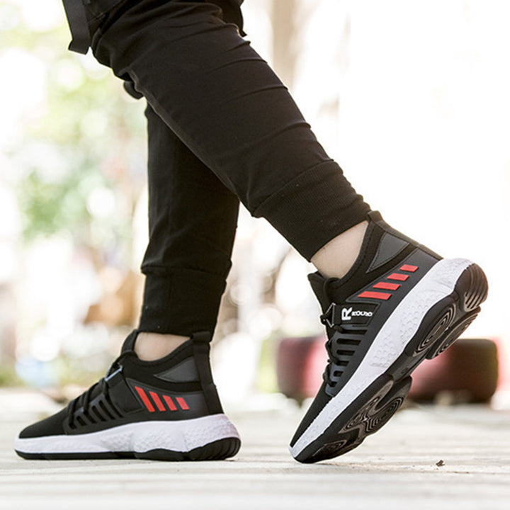 Lette joggesko i strikket mesh for herre