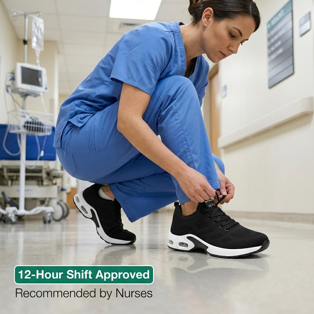 Orthora Pro – Sko for 12-timers skift for lindring av fot-, kne- og ryggsmerter hele dagen